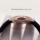 Copy Rolex Submariner Rose Gold Case Black Dial Black Tape Watch (7)_th.jpg